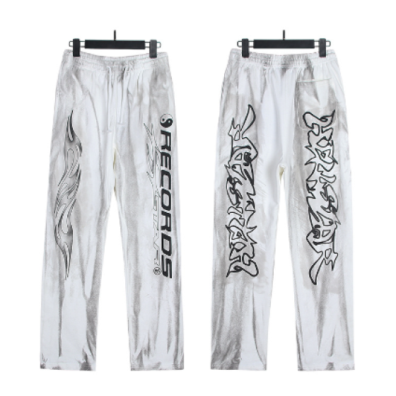 Hellstar Distressed Terry Cloth High Street Retro Sweatpants